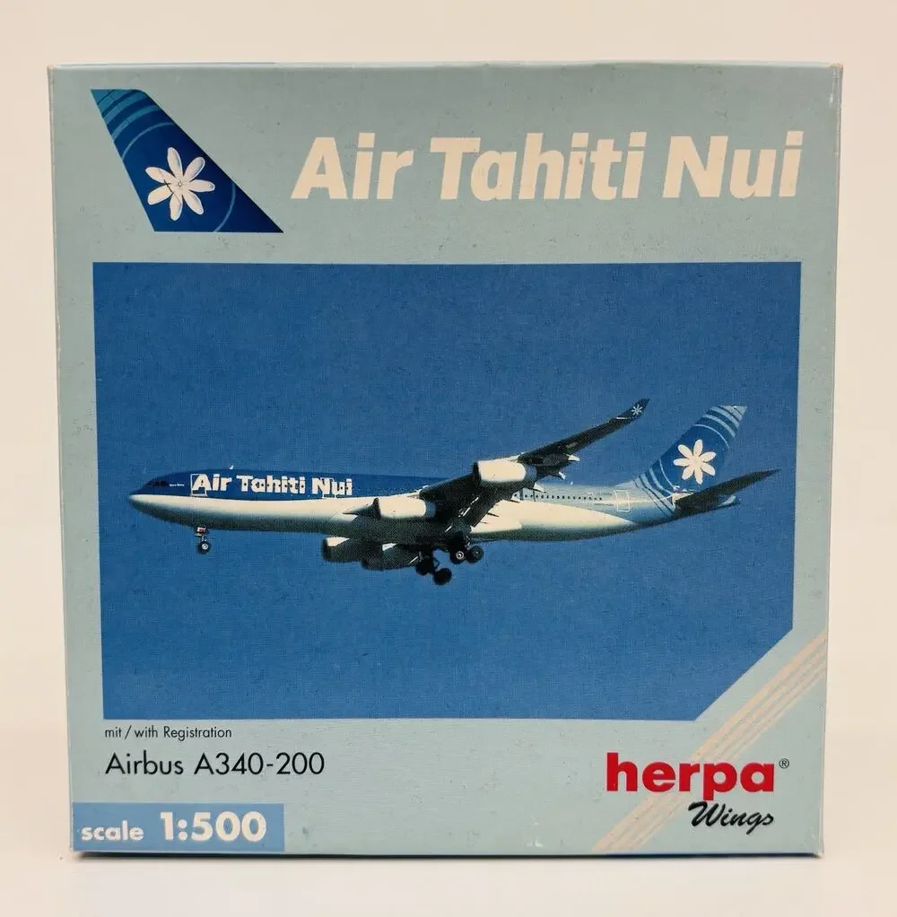 Herpa Wings 1:500 Air Tahiti Nui Airbus A340-200 Diecast 507332 New